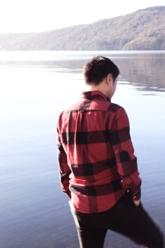 Lake District Windermere Maison Kitsune Opening Ceremony Flannel Plaid Shirt