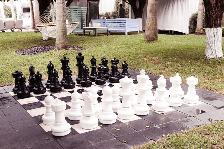 Delano Hotel Chess