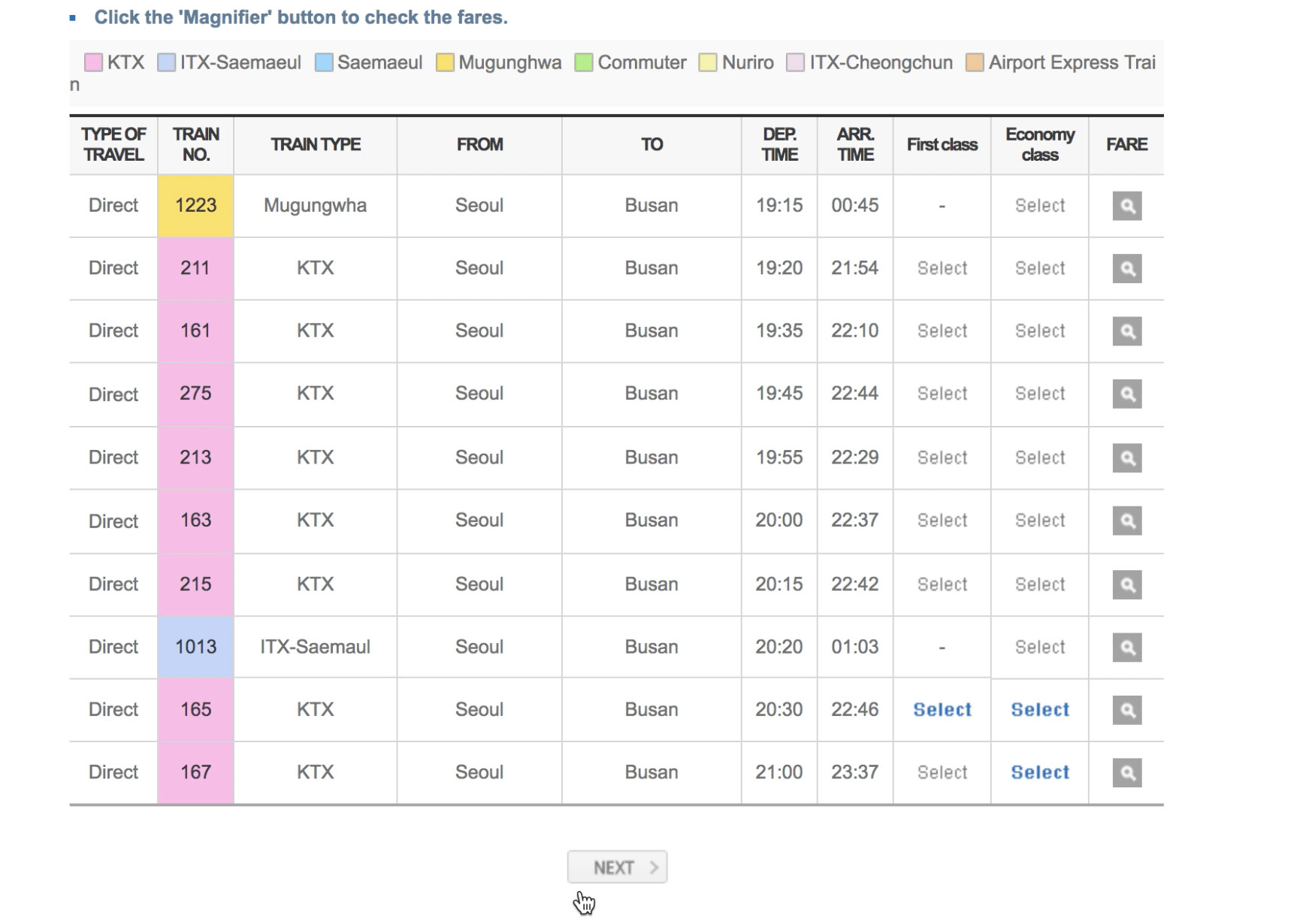 How To Book Ktx Train From Busan To Seoul Station Instruction 3 Rollin Joint