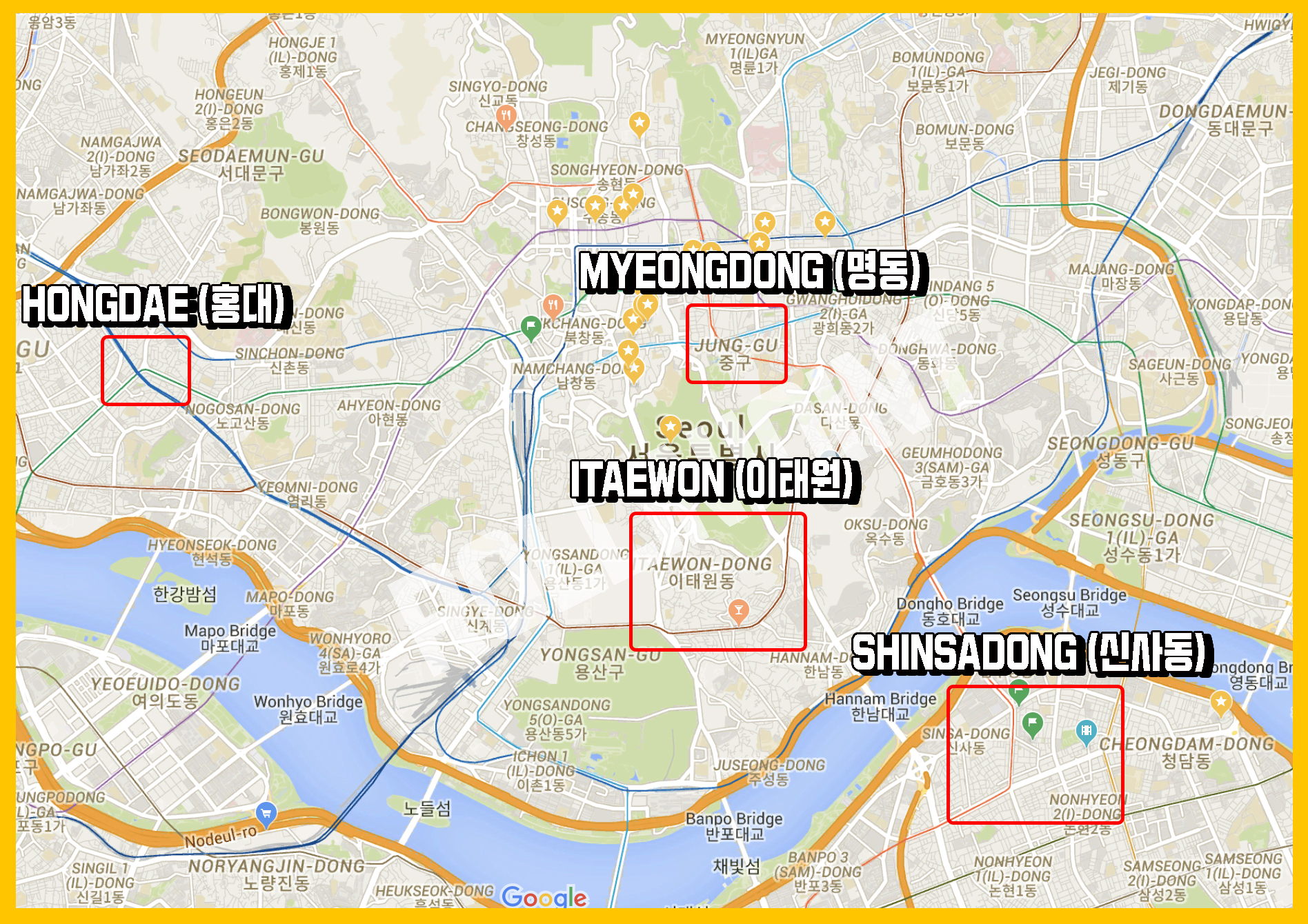 Which Area  Is Best in Seoul  to Stay and The Best Hotels in 