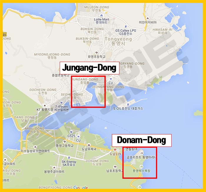 Which Area to Stay in Tongyeong